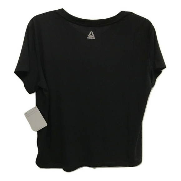 New with tags Reebok glow crop top shirt workout - Picture 2 of 2